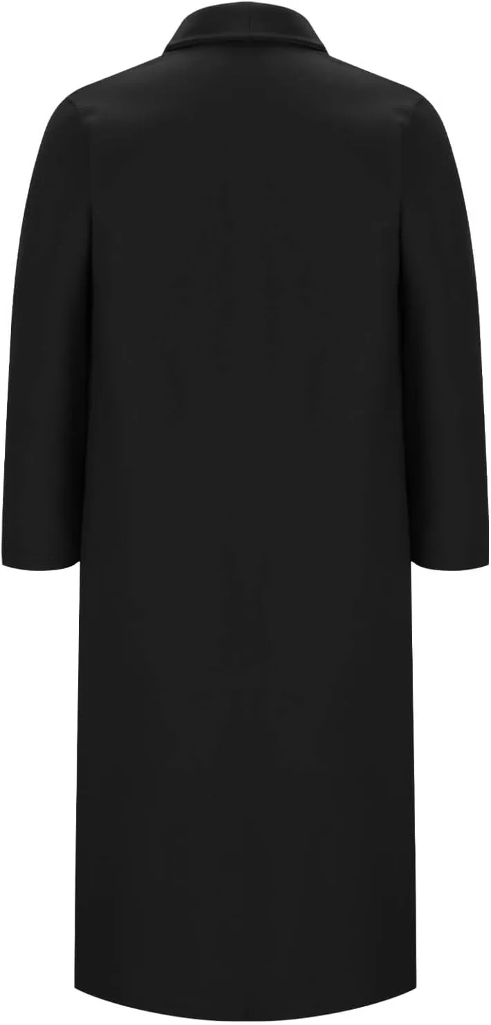 Lmdudan Women's Elegant Shawl Collar Open Front Wool Coat Formal Work Mid Long Winter Pea Coat 2024 Fashion Trench Coats
