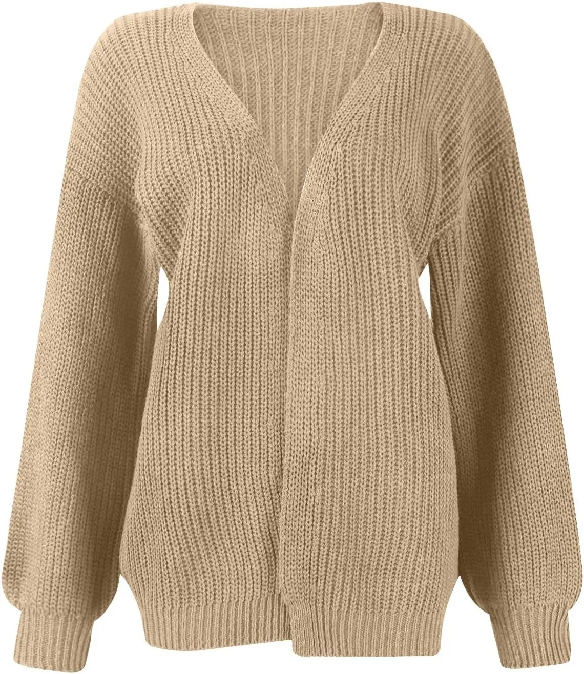 Long Cardigan Sweaters for Women Long Sleeve Chunky Cardigan Sweaters Open Front Cardigan Outerwear Fall Kimonos