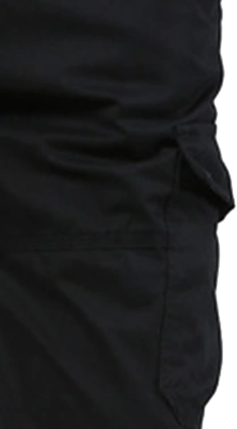 Long Cargo Shorts for Men Outdoor Cotton Jogging Tactical Utility Work Pants Khaki Chino Lightweight Hiking Pants