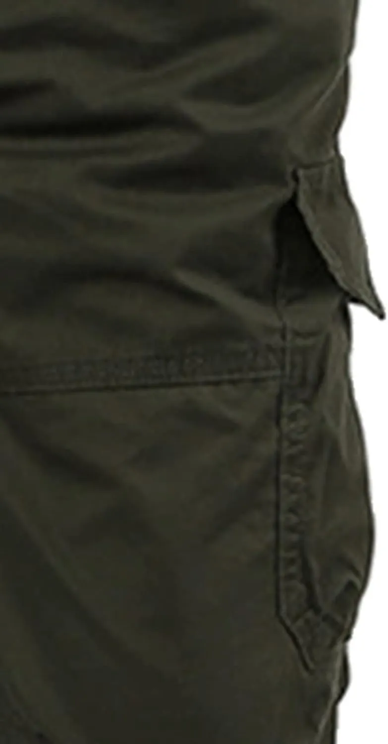 Long Cargo Shorts for Men Outdoor Cotton Jogging Tactical Utility Work Pants Khaki Chino Lightweight Hiking Pants