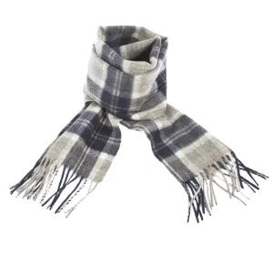 Lyle & Scott 100% Cashmere Scarf  Bannockbane Silver