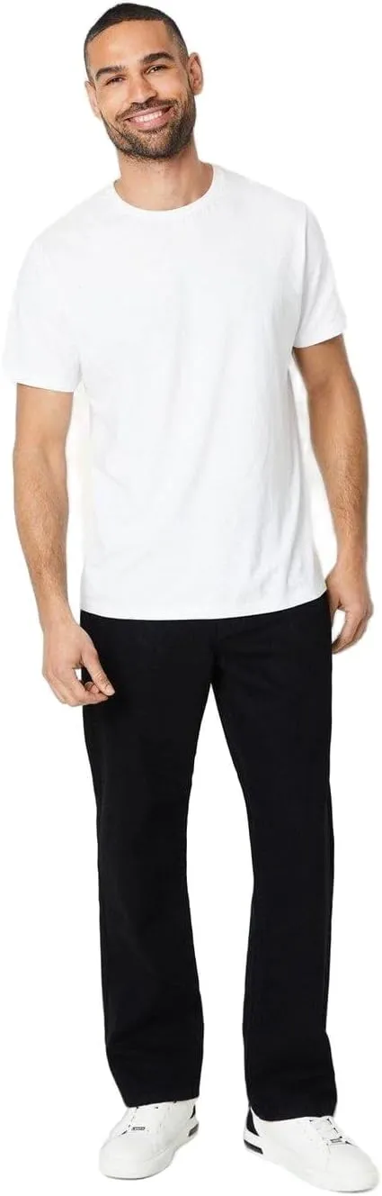 Maine Mens Plain Relaxed Fit Jeans
