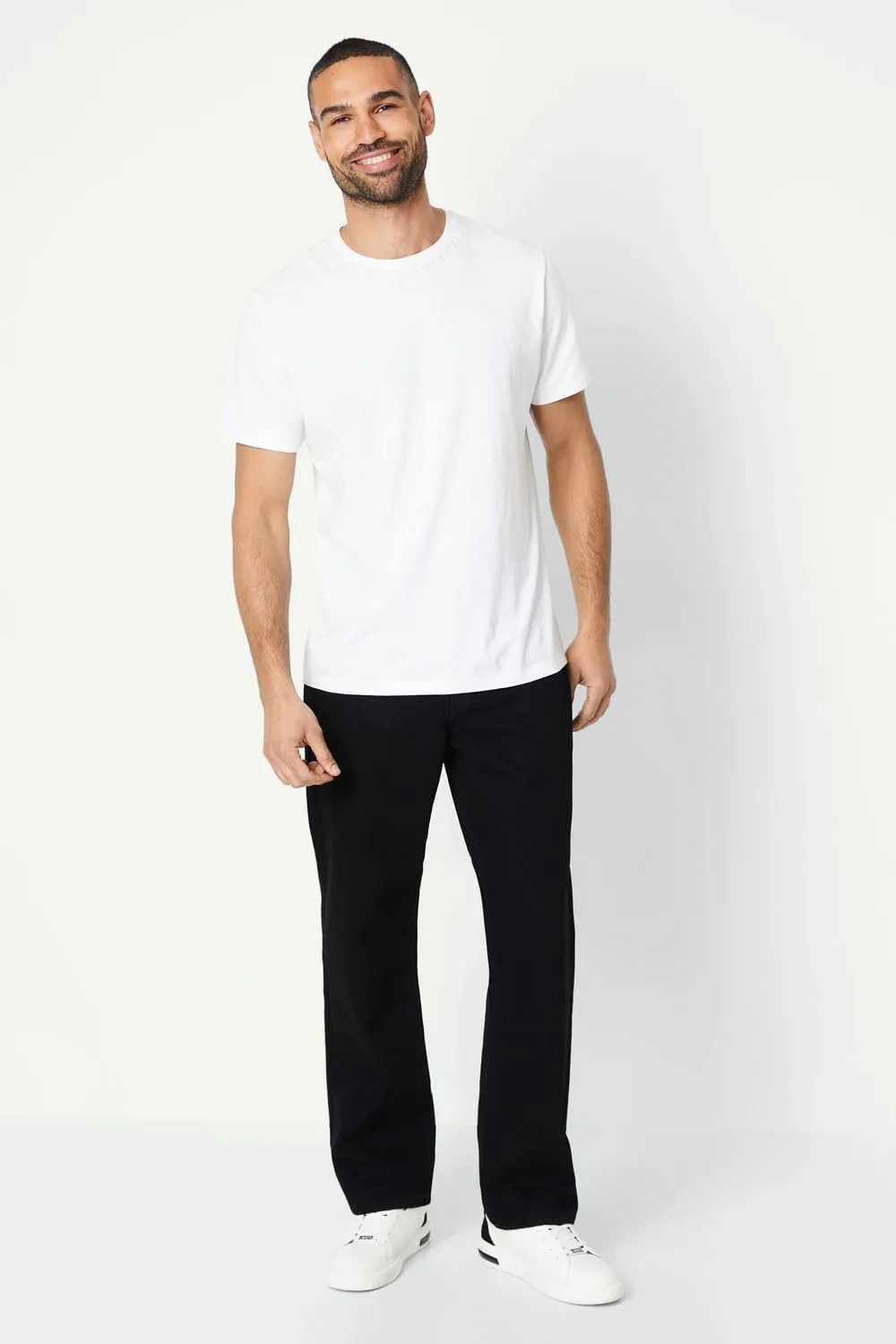 Maine Mens Plain Relaxed Fit Jeans