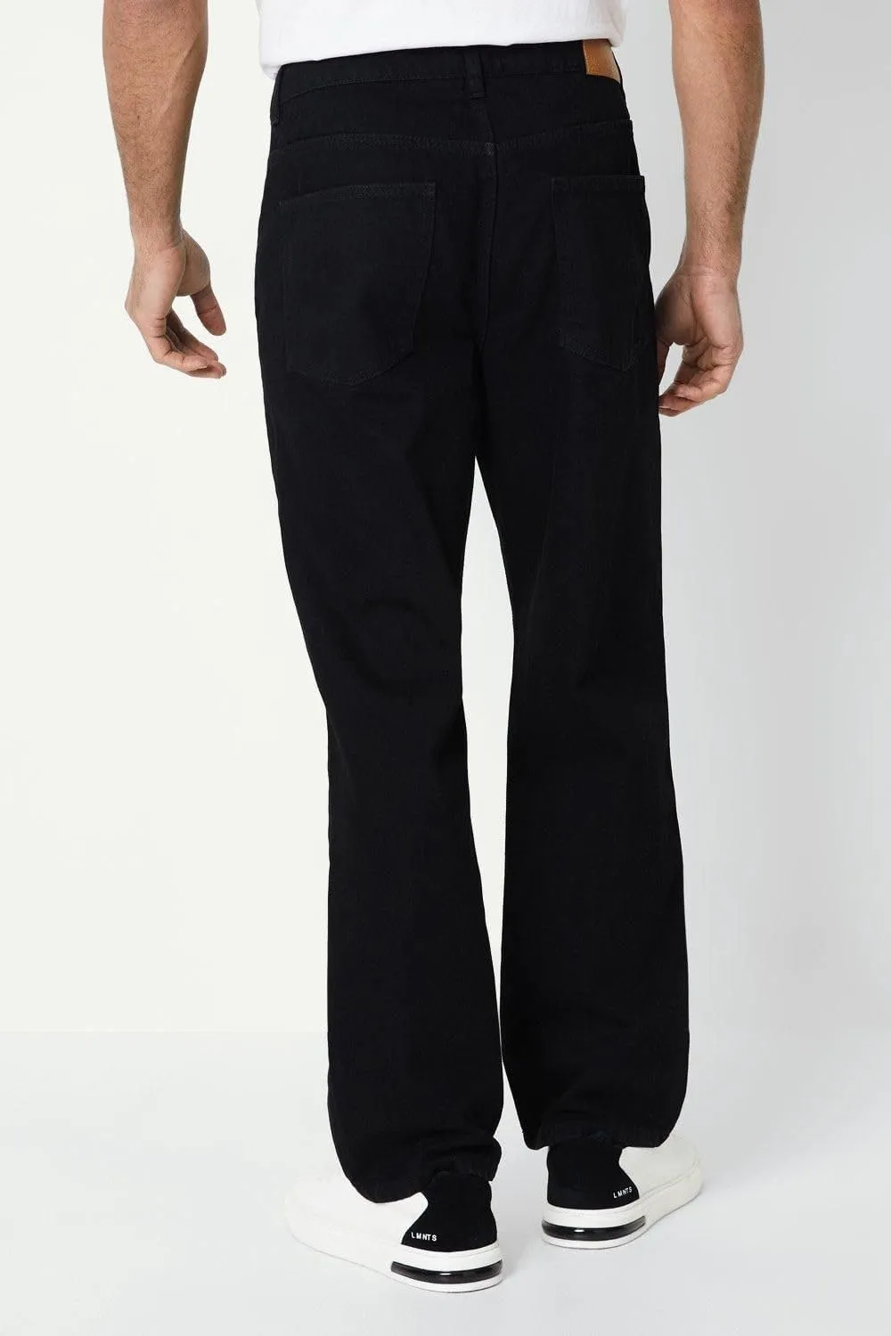 Maine Mens Plain Relaxed Fit Jeans