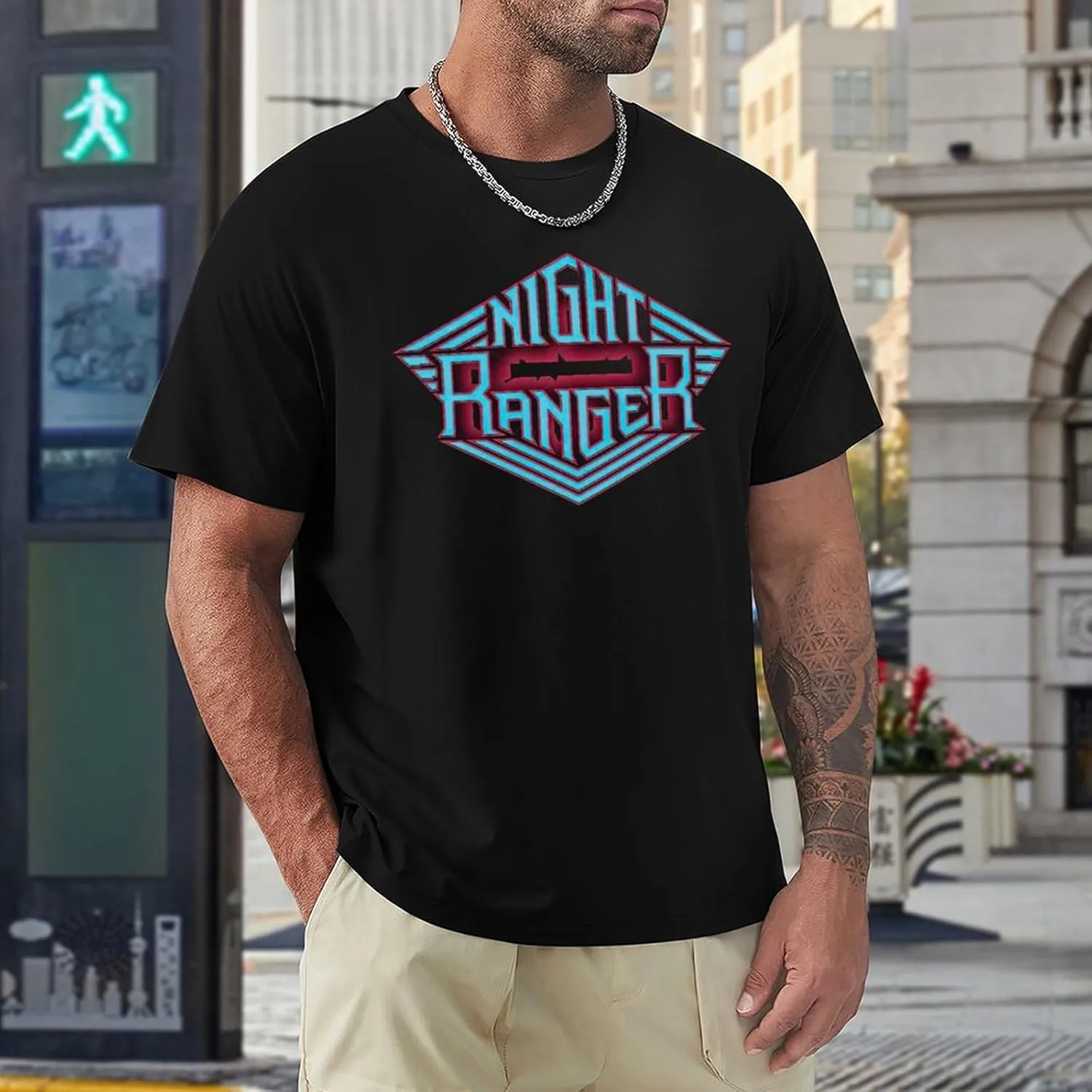 Men T-Shirts Round Neck Short-Sleeve T Shirts for Mens