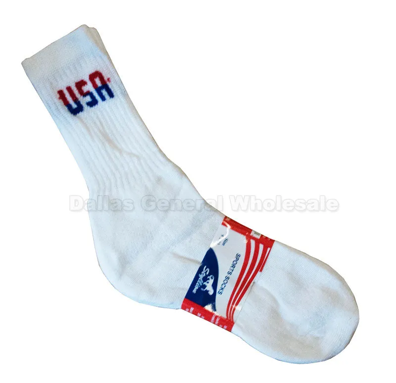 Men USA Casual Tube Socks Wholesale
