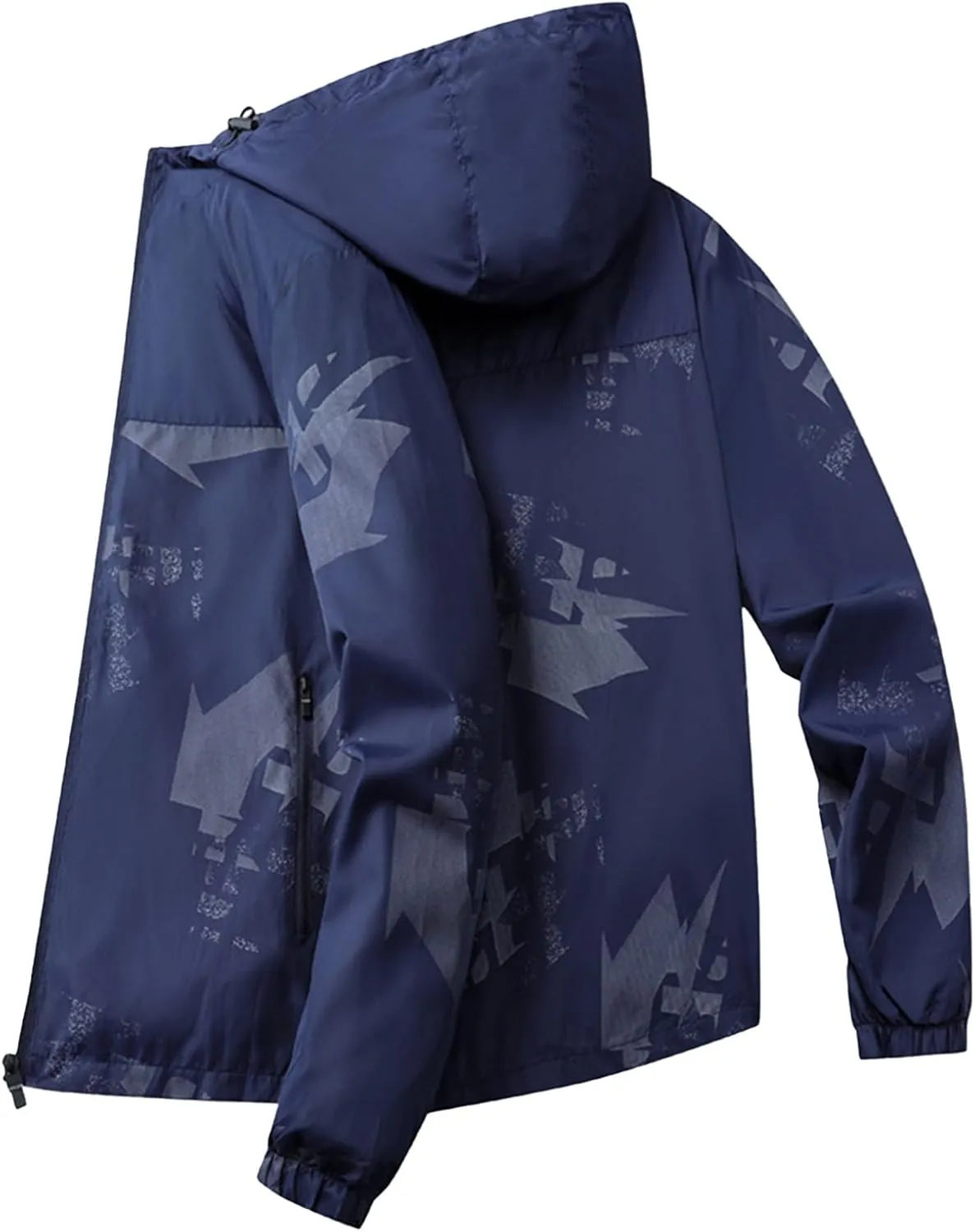Mens 2023 Fall Rain Coat Lightweight Windbreaker Waterproof Rain Jacket Hood Outdoor Running Hiking Hooded Overcoats