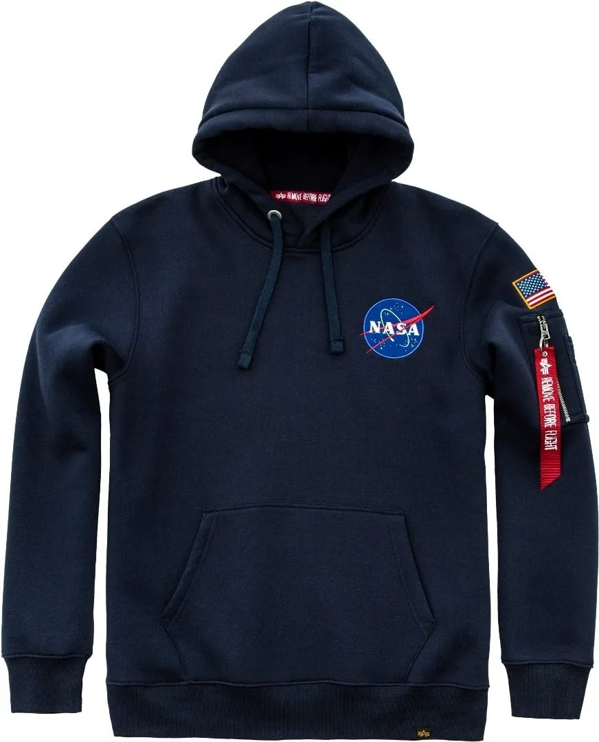 Men's Alpha Industries Space Shuttle sweatshirt, dark blue