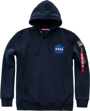 Men's Alpha Industries Space Shuttle sweatshirt, dark blue
