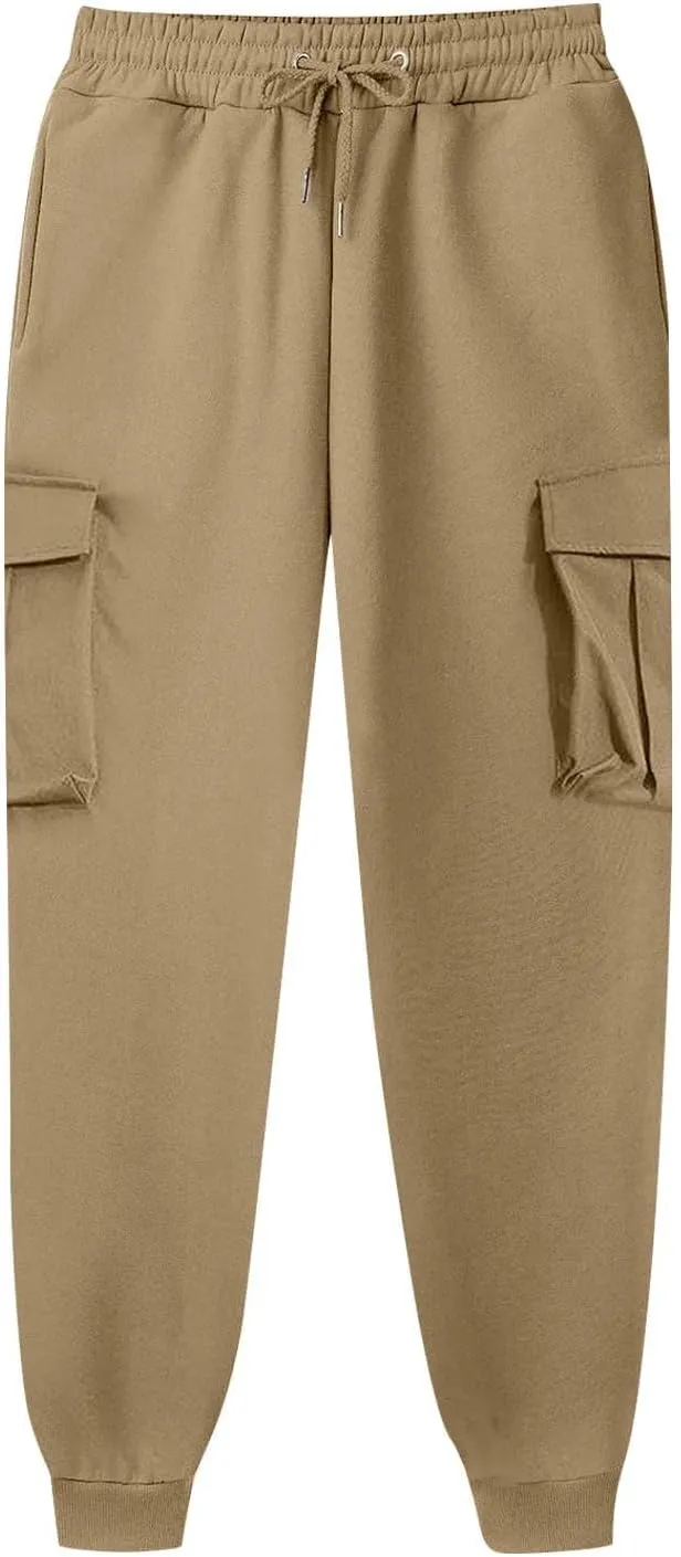 Men's Athletic Running Sweatpants Casual Sports Length Solid Mens Pants Men's Pants Men's Cotton Casual Sweatpants