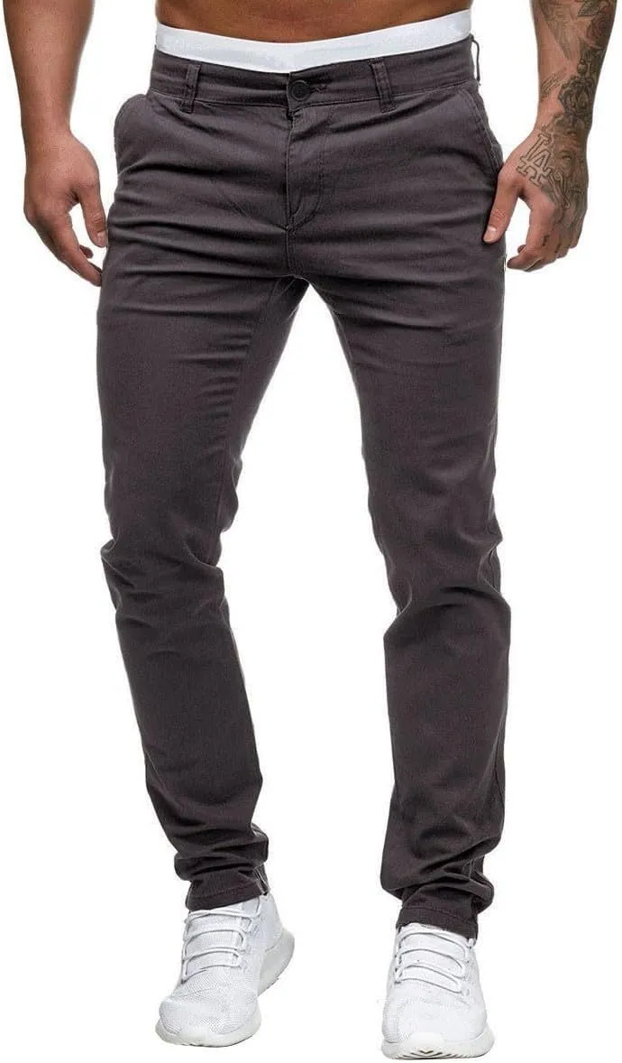 Men's Athletic Running Sweatpants Casual Sports Length Solid Mens Pants Men's Pants Men's Cotton Casual Sweatpants