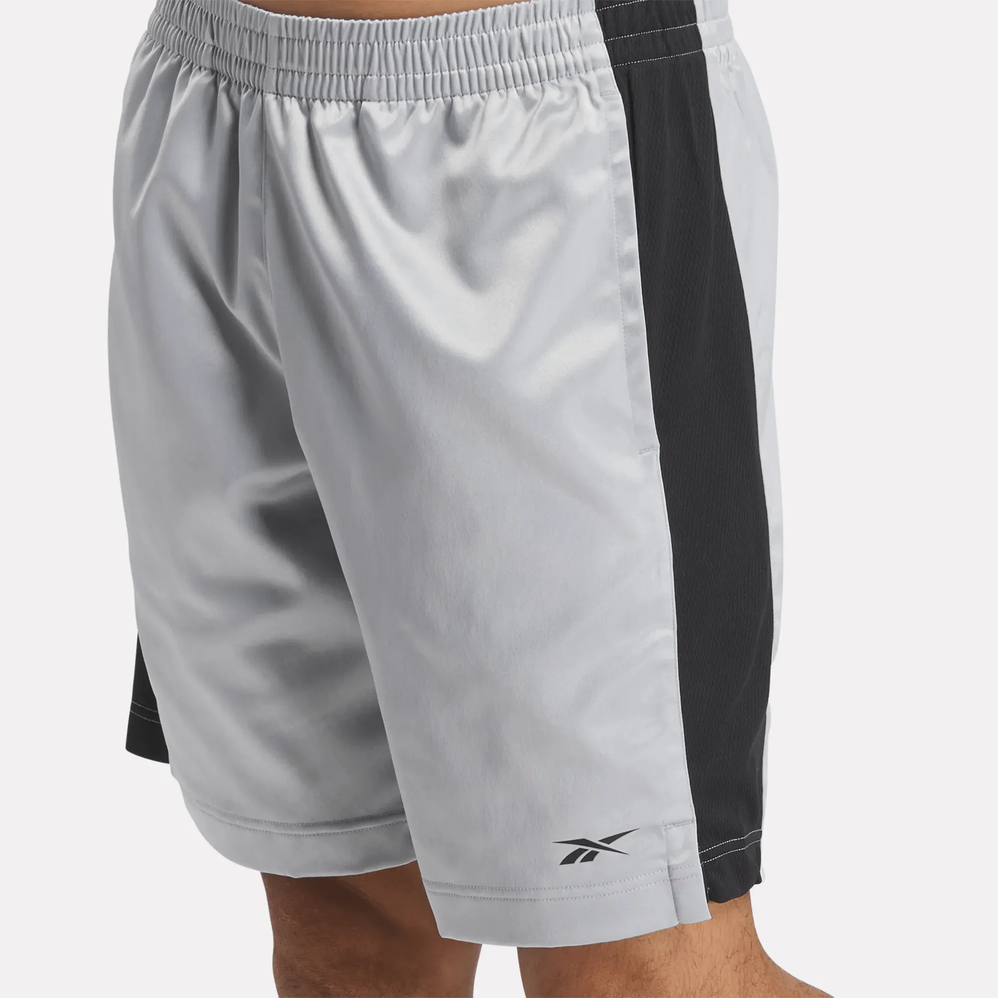 Men's Basketball Satin and Mesh Shorts