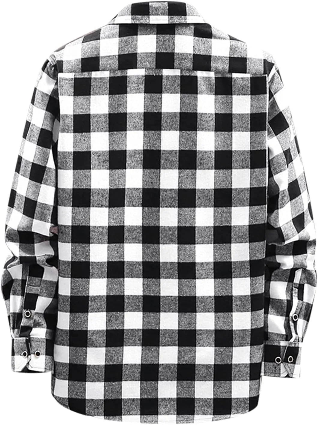 Men's Buffalo Plaid Shirts Brush Cotton Tartan Lumberjack Coat Long-Sleeve Checked Casual Colorblock Over Shirts