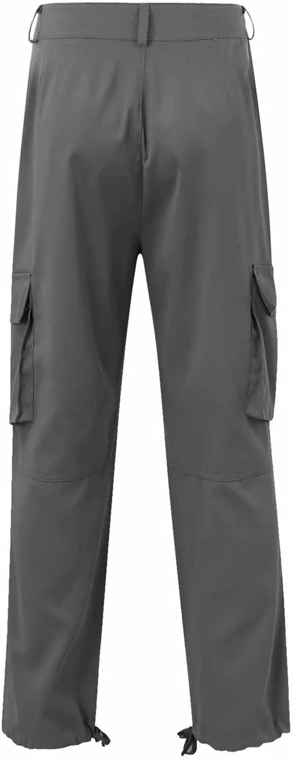 Men's Cargo Jogger Pants Slim Fit Tactical Pants with Zipper Pockets Men's Cargo Work Pant Casual Trousers Stretch Sweatpant