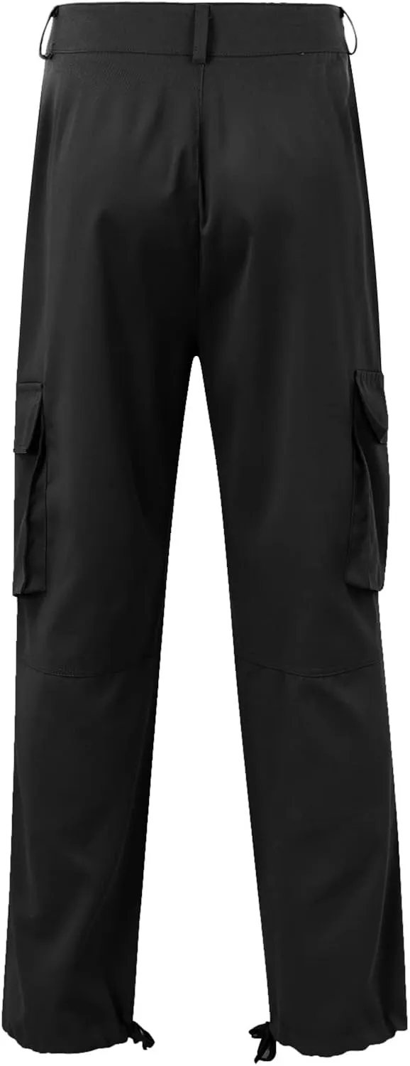 Men's Cargo Jogger Pants Slim Fit Tactical Pants with Zipper Pockets Men's Cargo Work Pant Casual Trousers Stretch Sweatpant