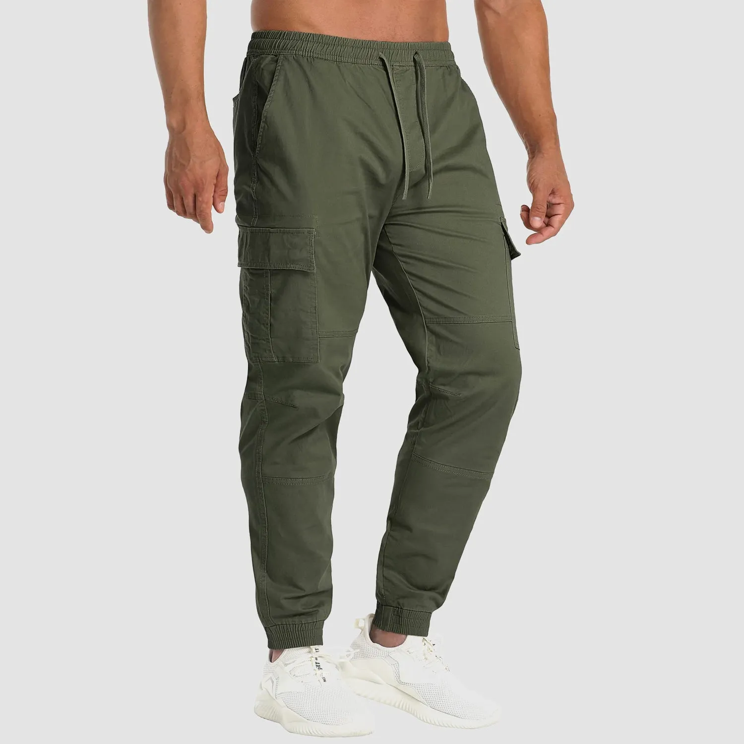 Men's Cargo Pants Elastic Waist Quick Dry Trousers
