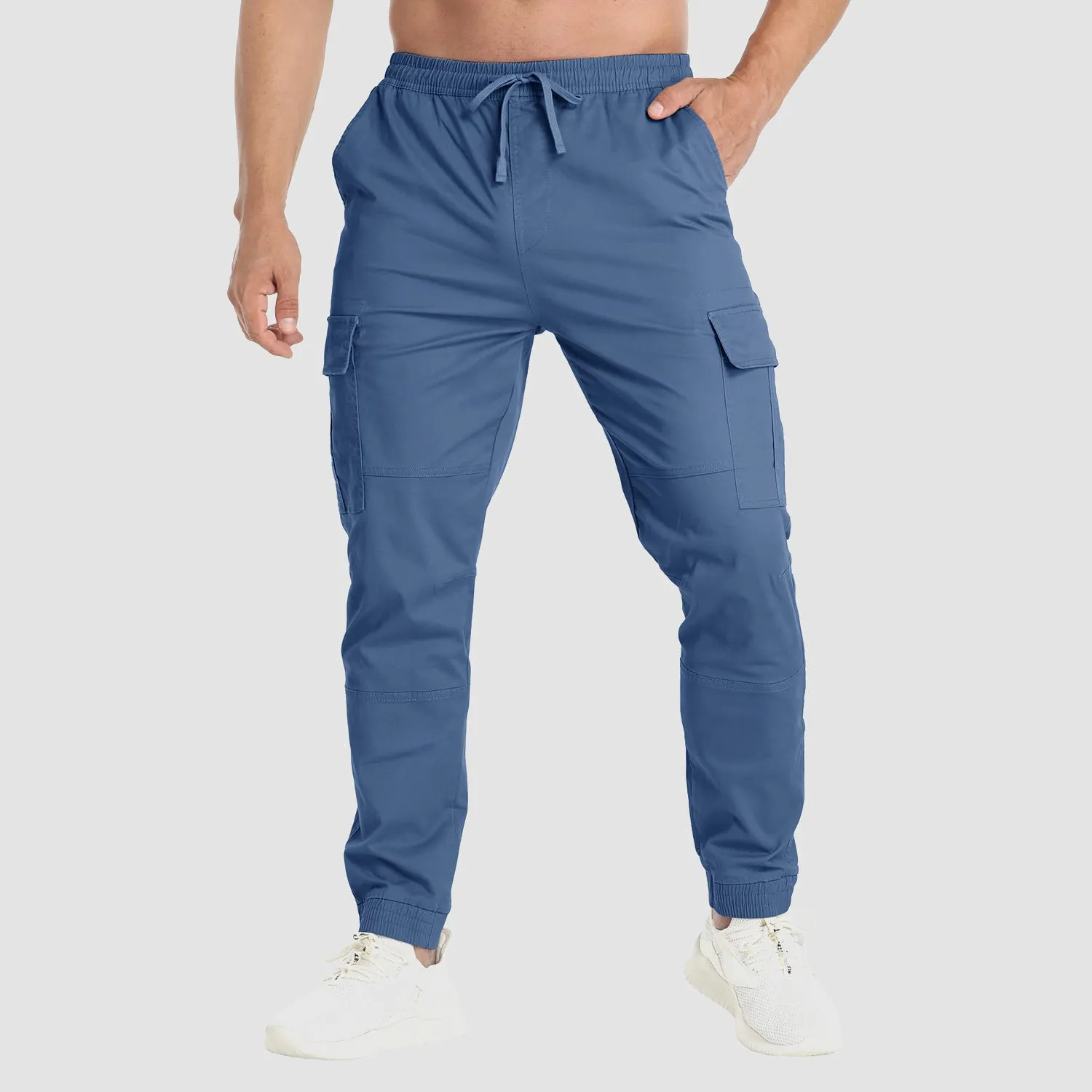 Men's Cargo Pants Elastic Waist Quick Dry Trousers