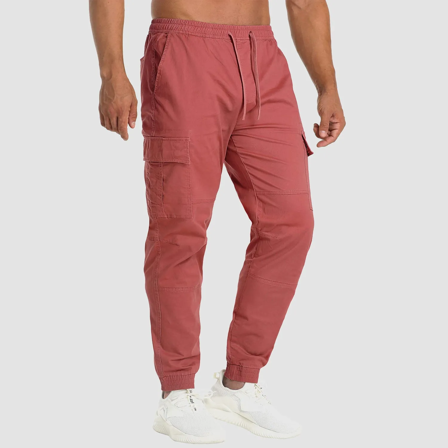 Men's Cargo Pants Elastic Waist Quick Dry Trousers