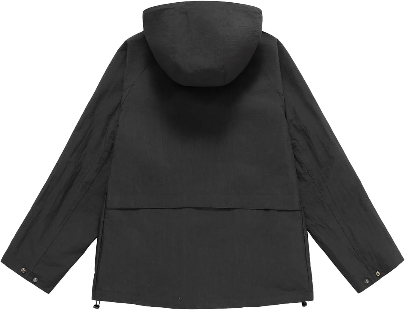 Mens Casual Rain Jackets Fall Lightweight Waterproof Windbreaker Long Sleeve Outdoor Hooded Raincoat With Pockets