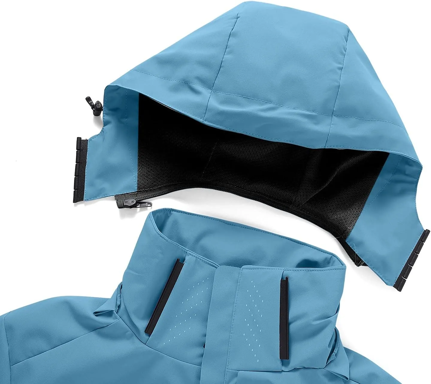 Men's Casual Rain Jackets Lightweight Waterproof Windproof Hooded Jackets Hiking Cycling Travel Climbing Tops Coat