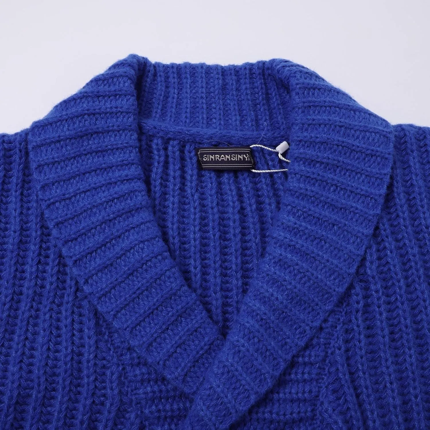 Mens Casual Slim Thick Knitted Cardigan Sweaters Tops Button Down Knitted Cardigans Cable Knit Fall Winter Warm Tops