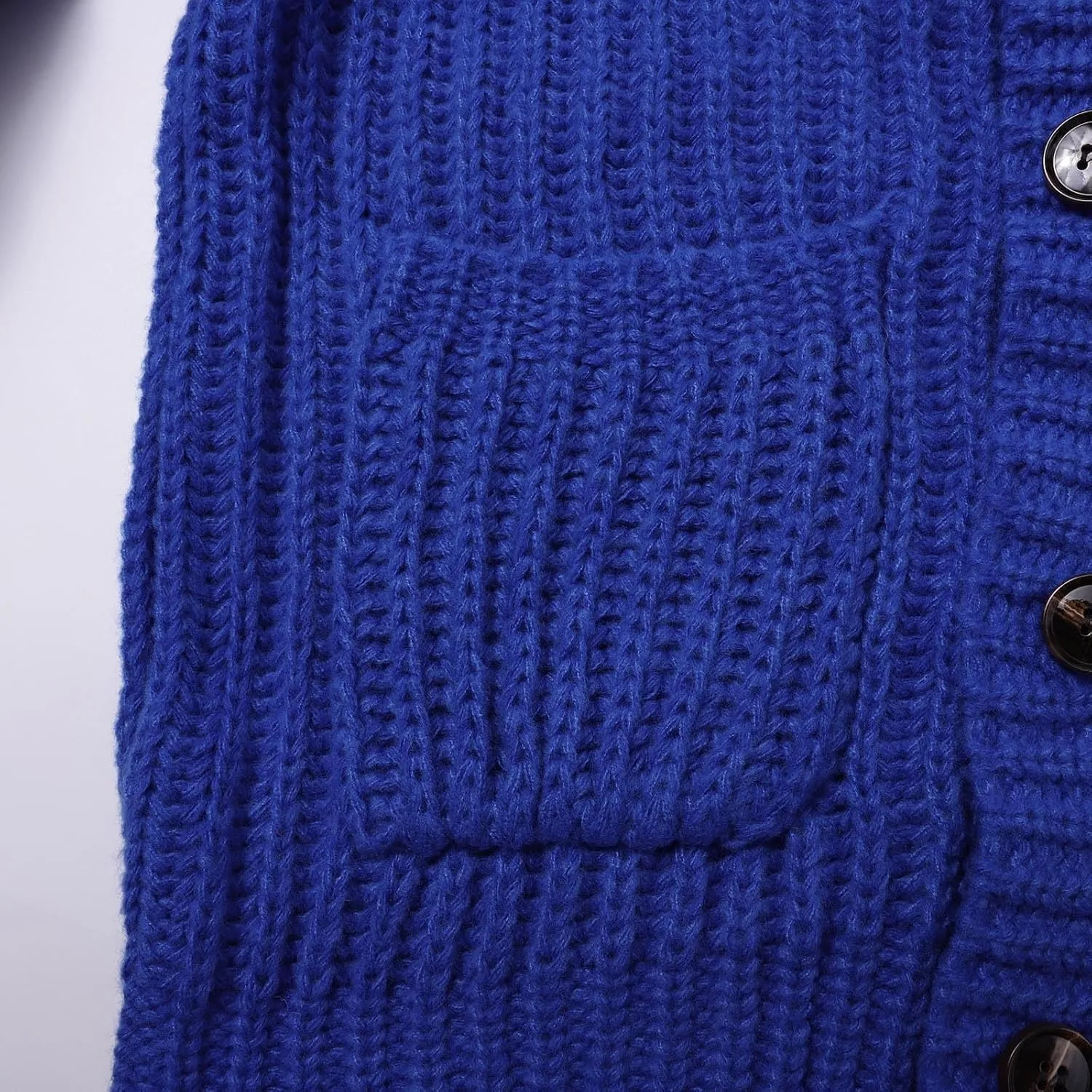 Mens Casual Slim Thick Knitted Cardigan Sweaters Tops Button Down Knitted Cardigans Cable Knit Fall Winter Warm Tops