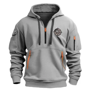 Men's Casual Sports Multi-Zip Hoodie 01523302X