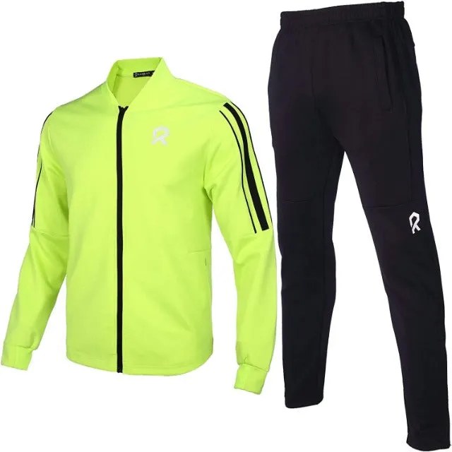 Men's Casual Tracksuits Long Sleeve Full Zip Hooded Athletic Sports Jogging Suits Sweatsuits for Men