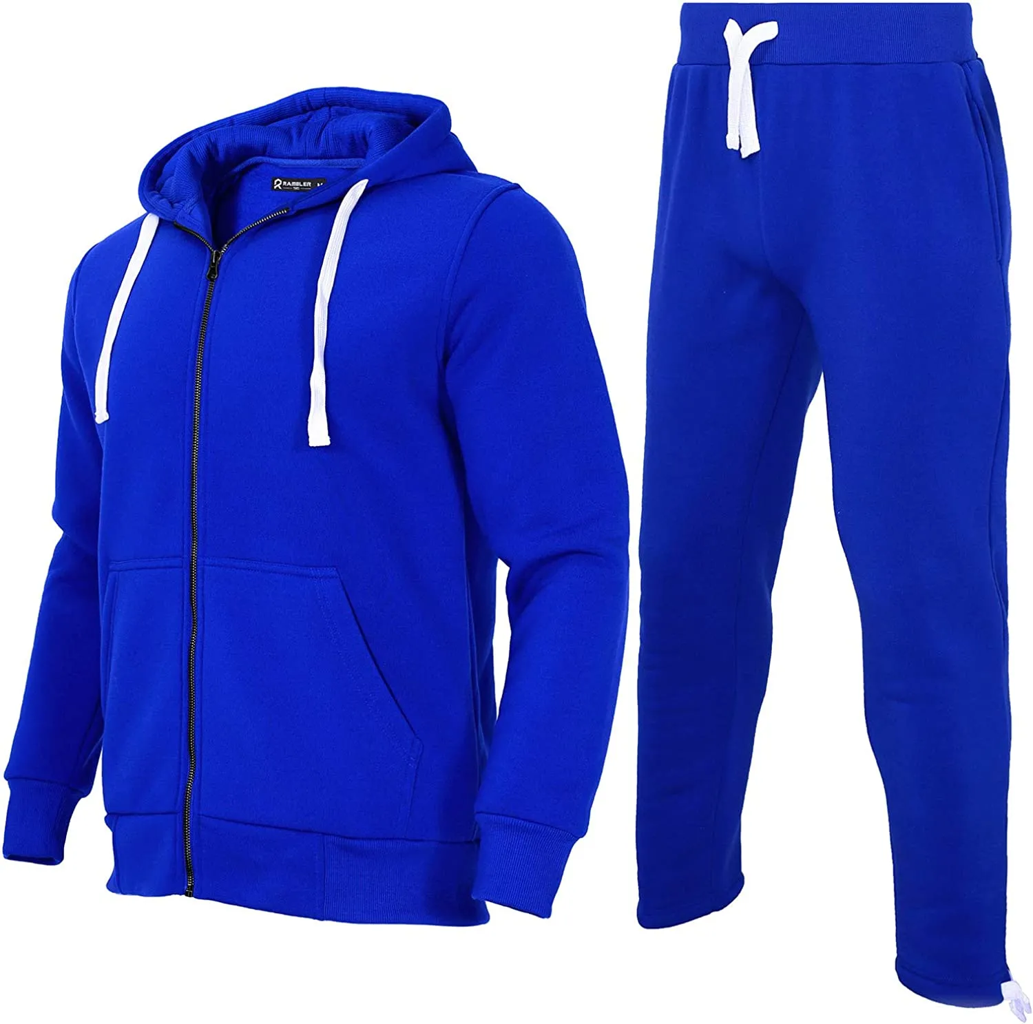 Men's Casual Tracksuits Long Sleeve Full Zip Hooded Athletic Sports Jogging Suits Sweatsuits for Men