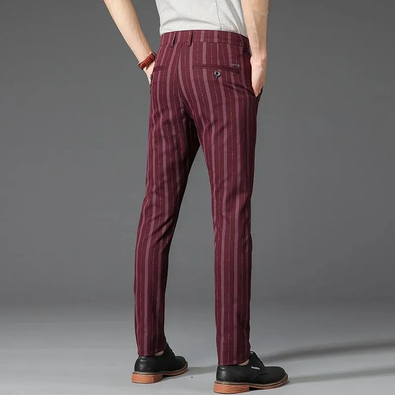 Men's Classic Business Designer Suit Pants