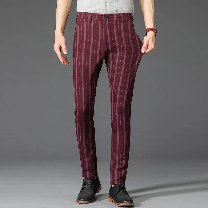 Men's Classic Business Designer Suit Pants