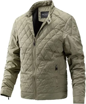 Mens Coat New Cotton Clip Trend Reversible Men's Solid Color Coat Zipper Stand Collar Jacket Fleece