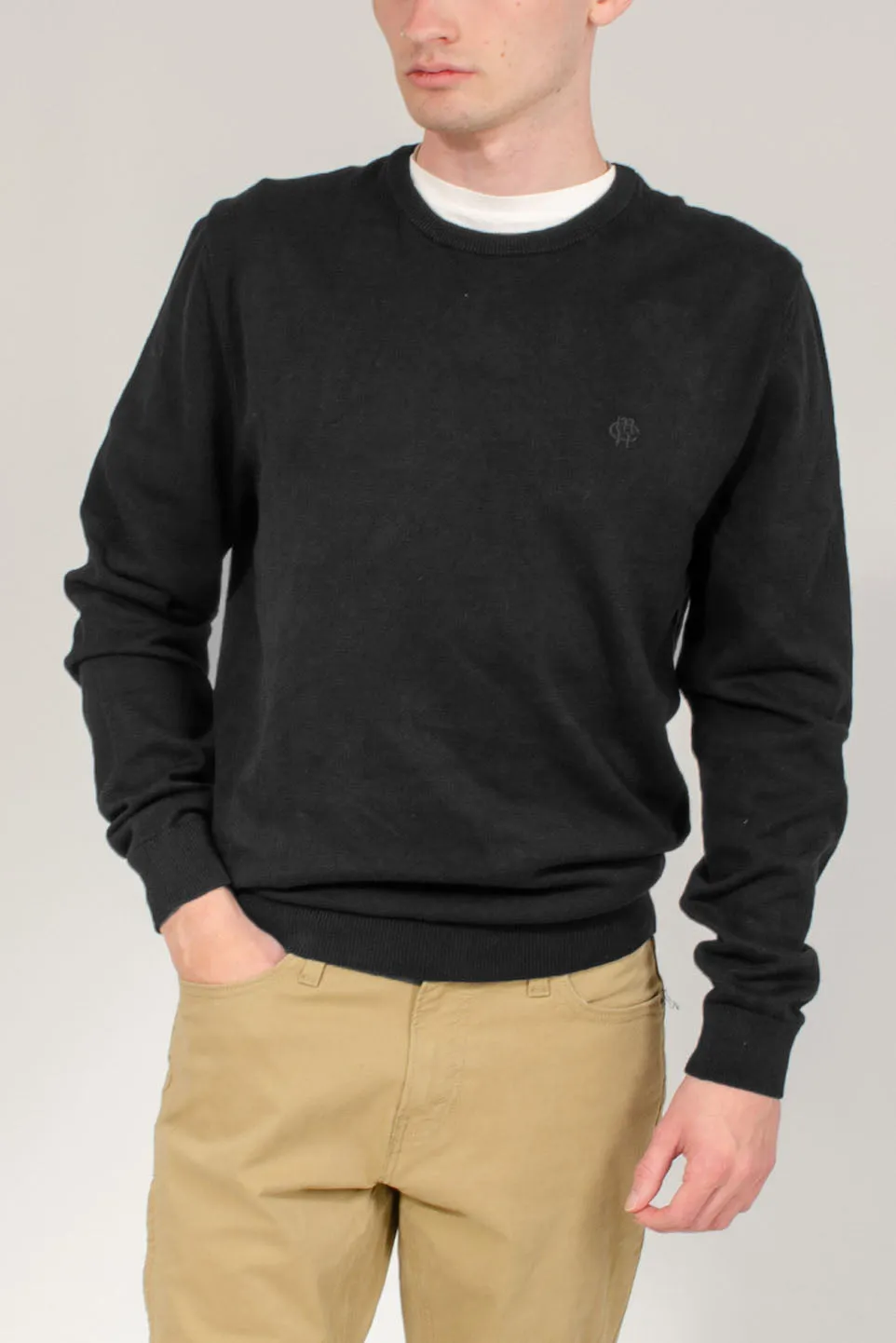 Mens Cotton Crew Neck Jumper
