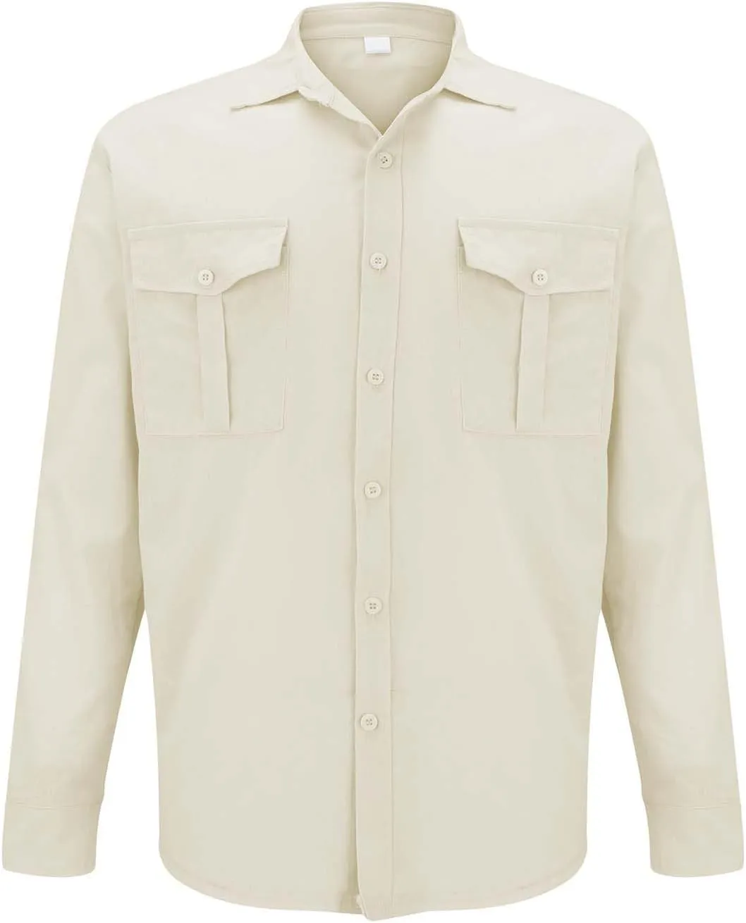 Men's Cotton Linen Shirts Wrinkled Casual Long Sleeve Button Down Shirt Lightweight Breathable Summer Beach Blouses