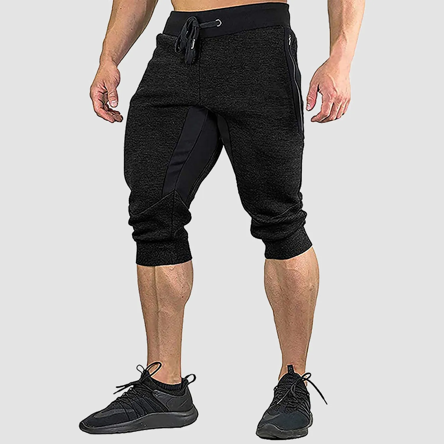 Men's Cropped Shorts  Cotton stretch sweatpants