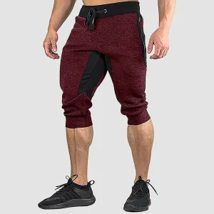 Men's Cropped Shorts  Cotton stretch sweatpants