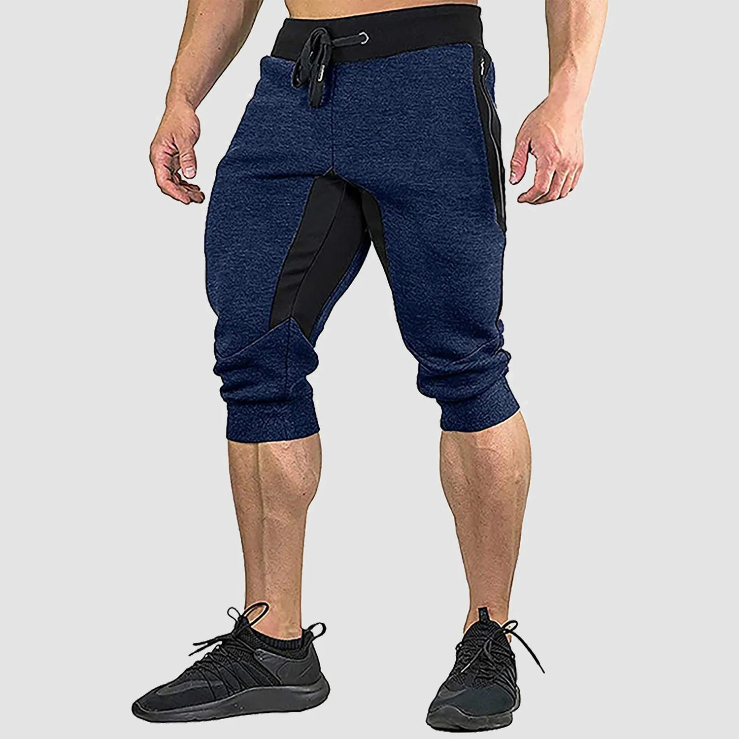Men's Cropped Shorts  Cotton stretch sweatpants