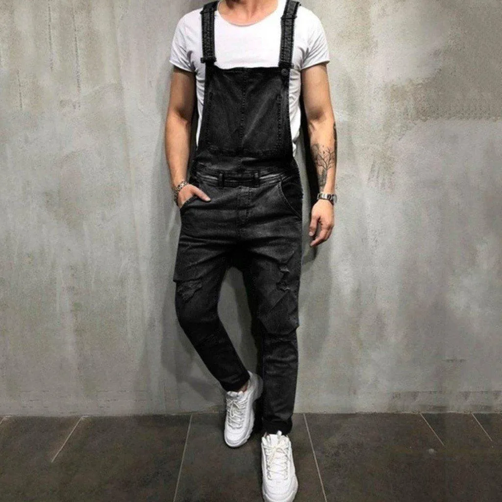Men's Denim Jeans Overalls