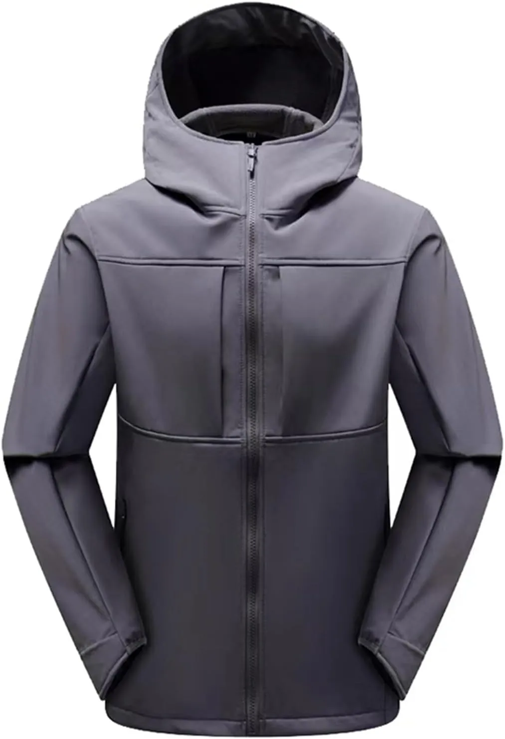 Mens Fall Winter Jacket Warm Waterproof Windbreaker Raincoat With Hood Trendy Outdoor Hiking Mountain Windproof Coats