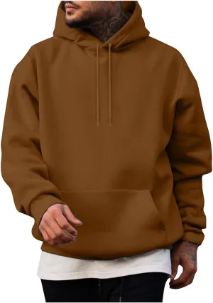 Men's Hoodies Multi Pocket Zip up Hoodie Lightweight Hooded Sweatshirt Fall Winter Jacket Active Sweatshirts
