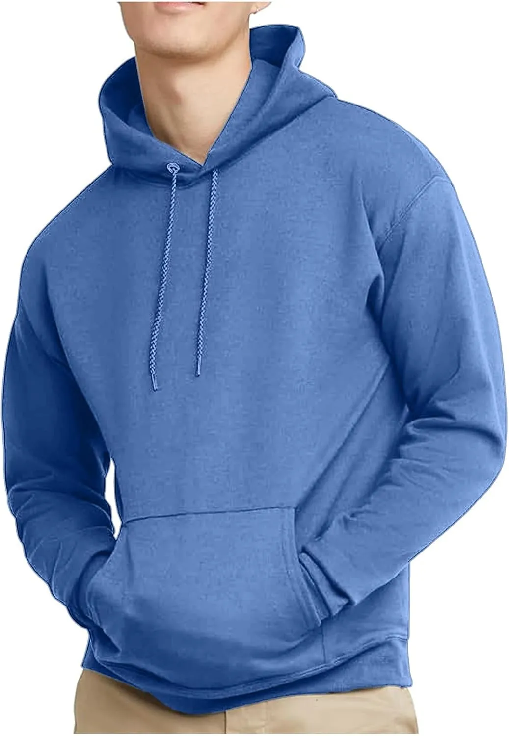 Mens Hoodies Pullover T Shirts for Men Fashion Lightweight Hoodie Sweatshirt Long Sleeve Reguard Fit Shirts Tops