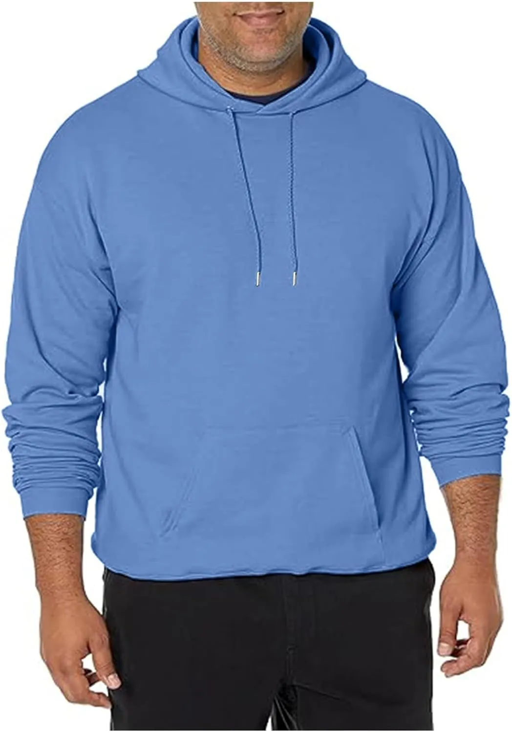 Mens Hoodies Pullover T Shirts for Men Fashion Lightweight Hoodie Sweatshirt Long Sleeve Reguard Fit Shirts Tops