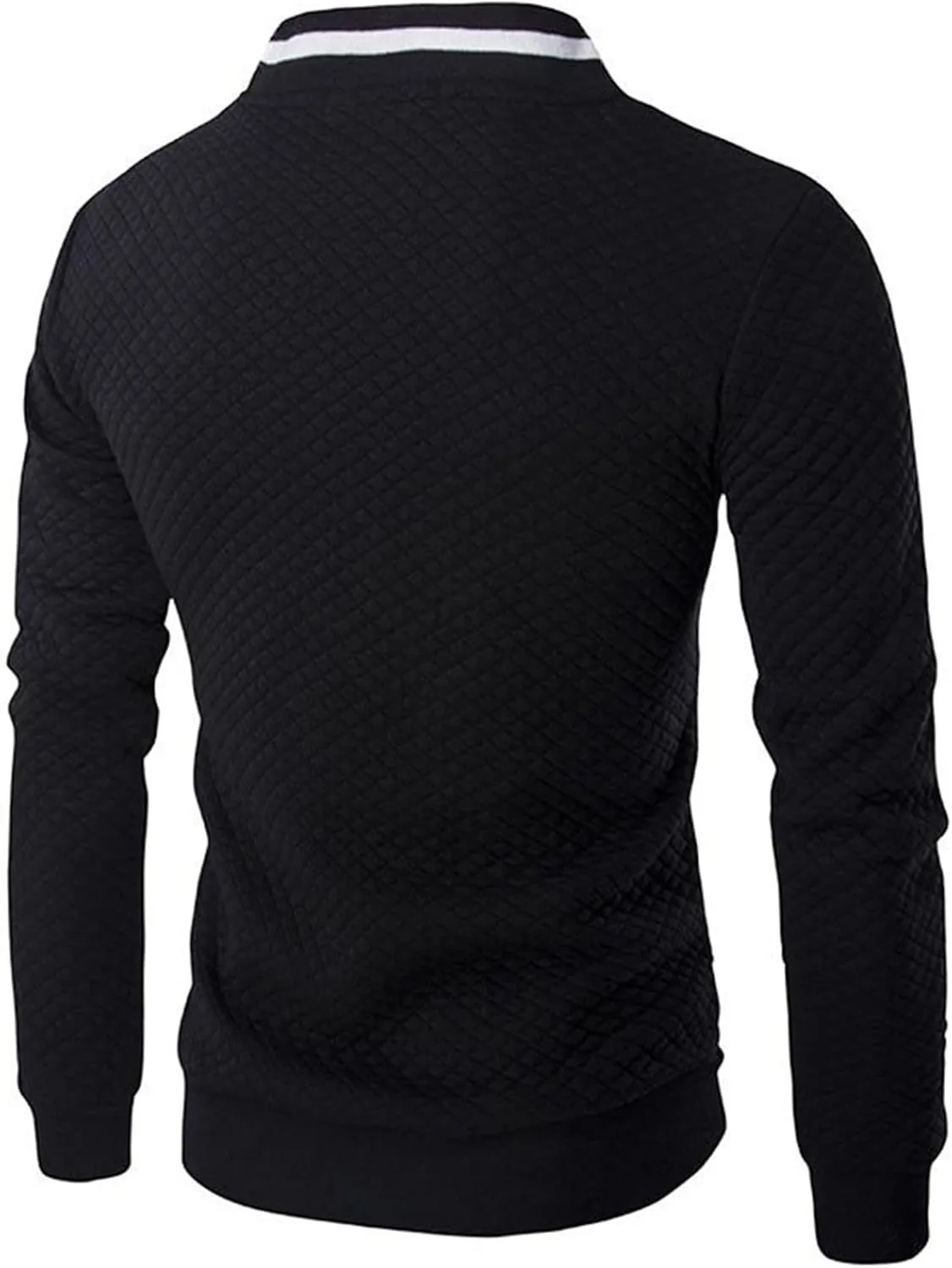 Mens Jacquard Bomber Jacket Casual Slim Fit Full Zip Windbreaker Long Sleeves Loose Fit Lightweight Bomber Jacket