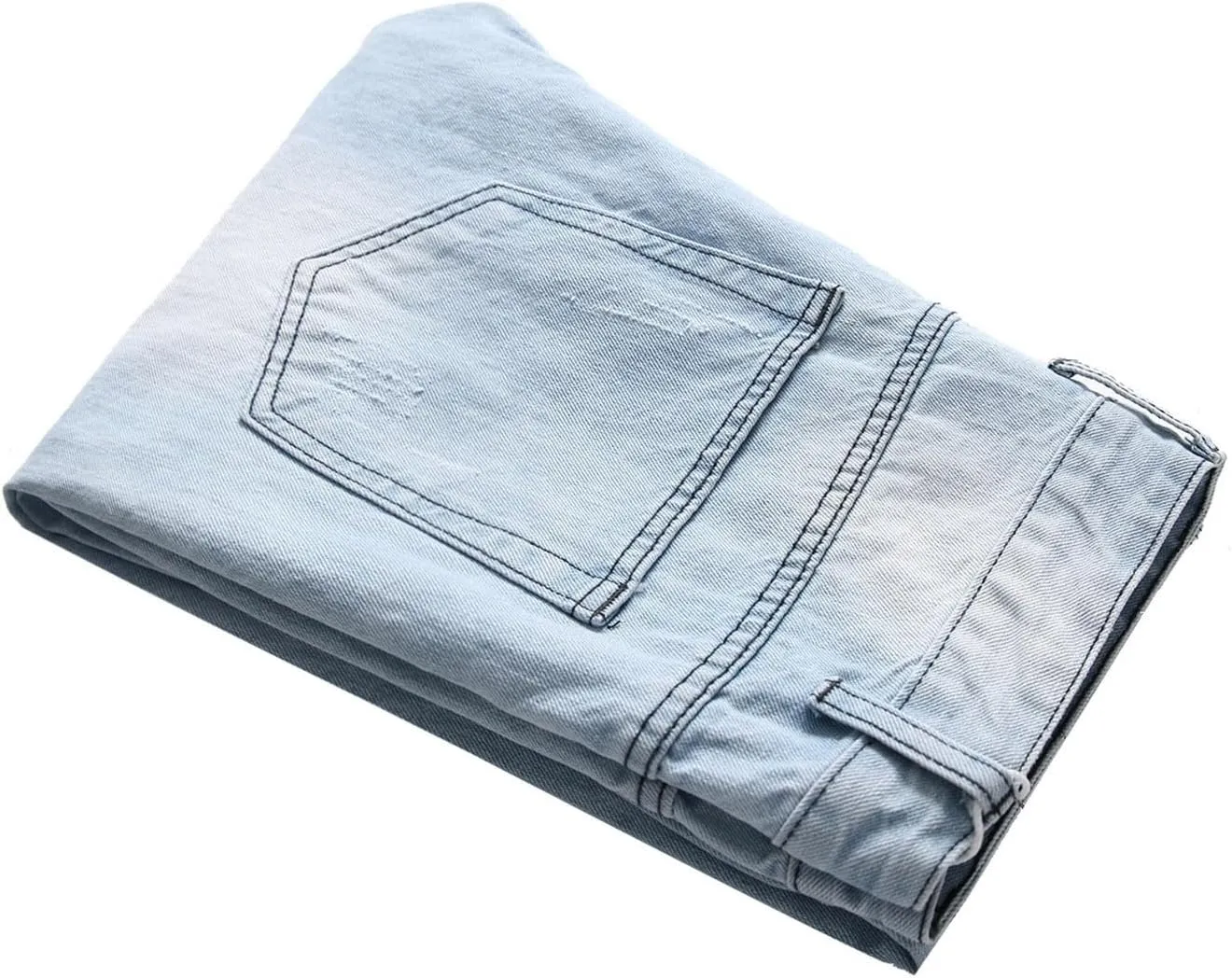 Men's Jeans Comfort Stretch Denim Straight Leg Relaxed Fit Jeans 8 Simple