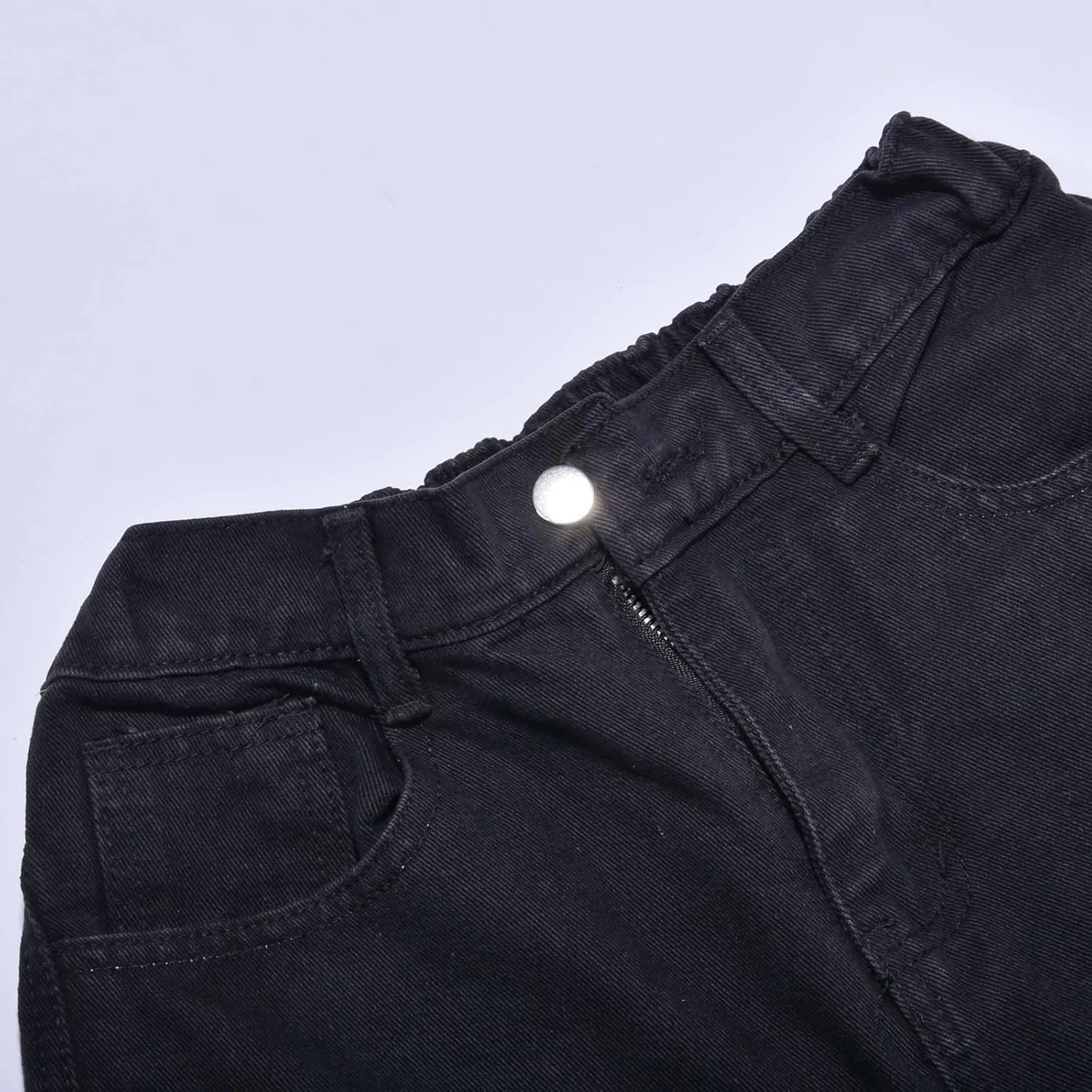 Men's Jeans Comfort Stretch Denim Straight Leg Relaxed Fit Jeans for Men