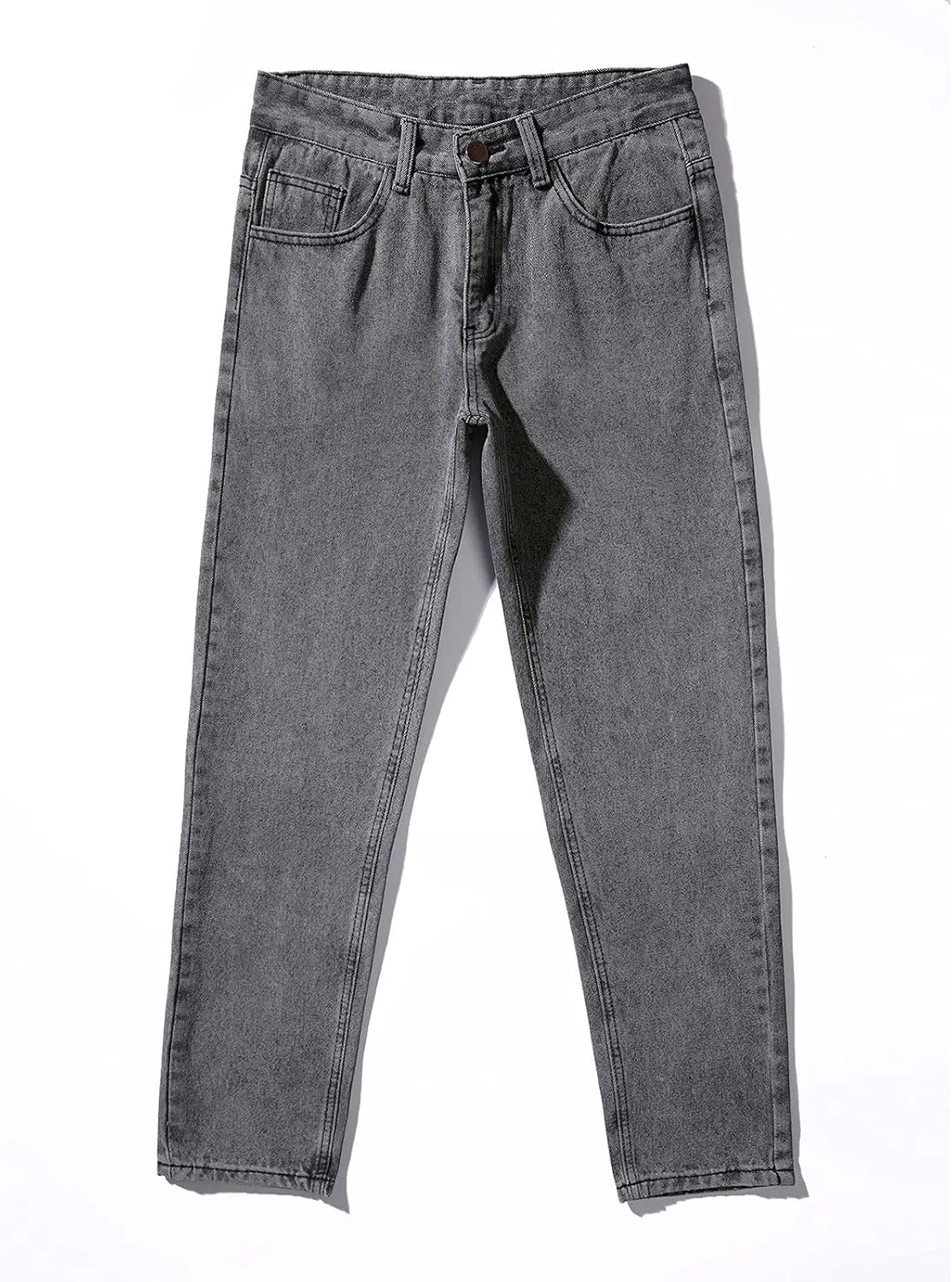 Mens Jeans Relaxed Fit, Mens Casual Pants Baggy Mens Jeans Straight Fit Loose Boot Cut for Men Jeans