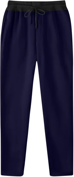 Mens Joggers Pants Solid Casual Pants Elastic Waist Drawstring Lightweight Workout Athletic Trousers with Pockets
