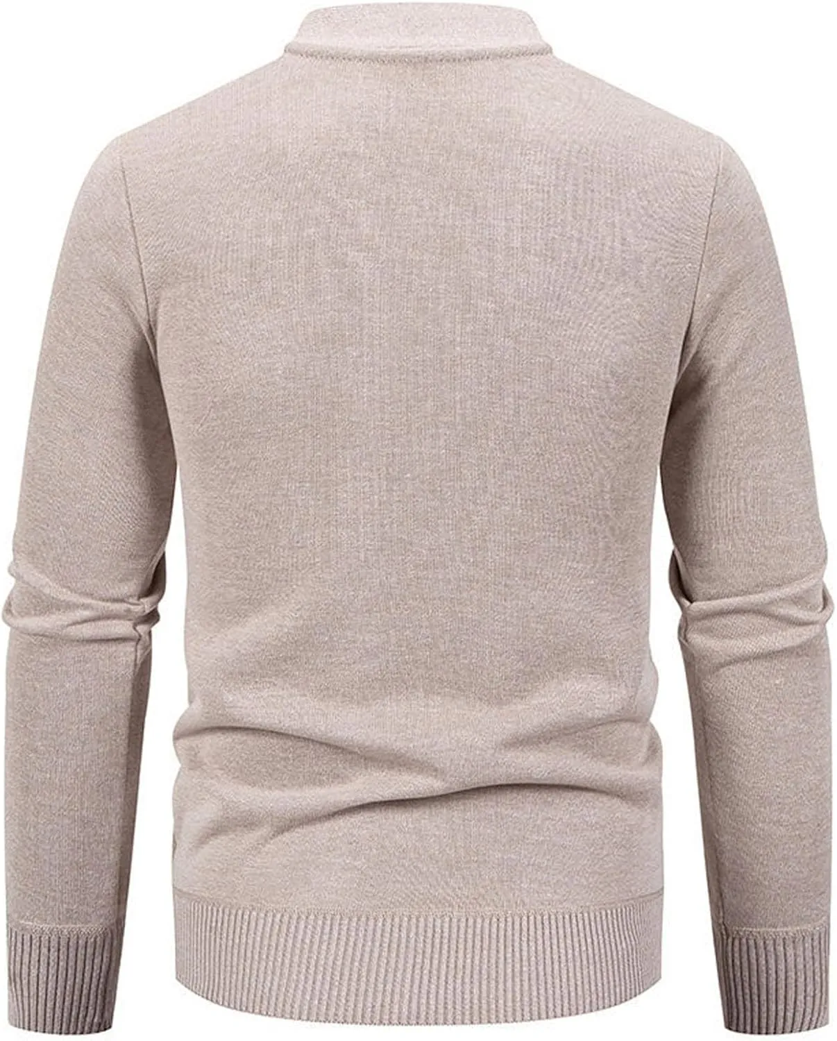 Men's Lightweight Cardigan Button Down V Neck Sweaters Big and Tall Knit Sweater Solid Color Cardigan Sweater