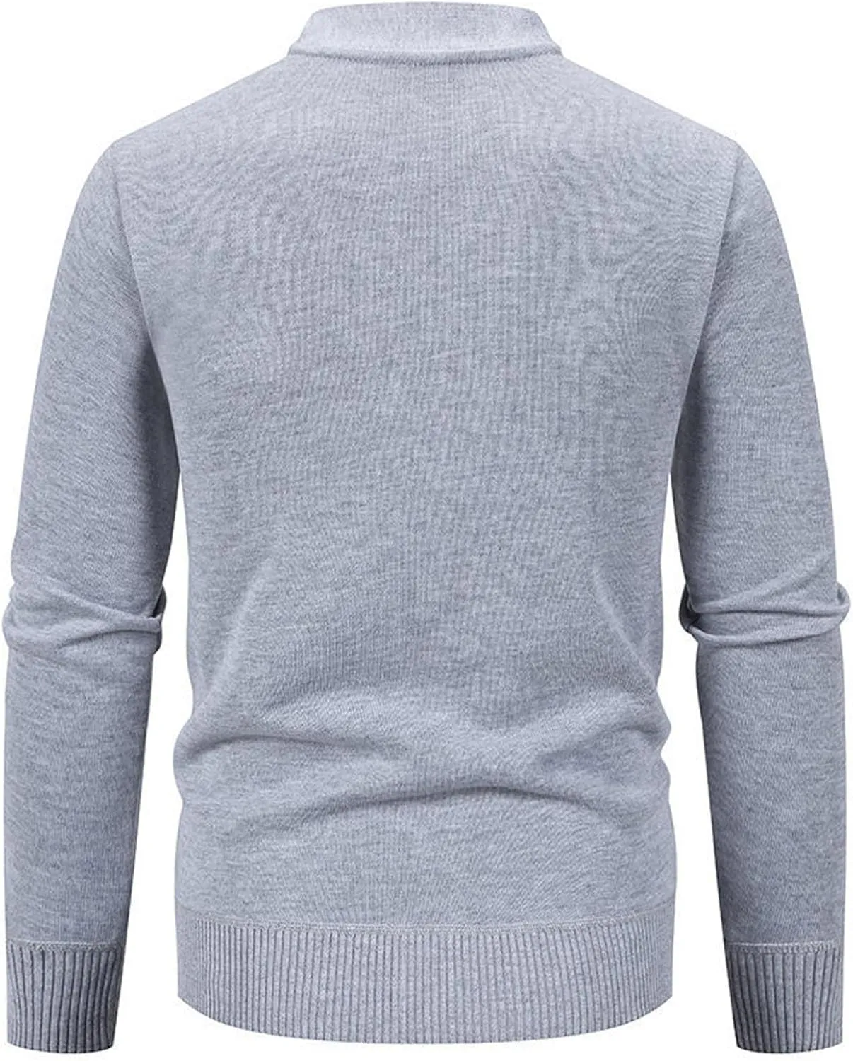 Men's Lightweight Cardigan Button Down V Neck Sweaters Big and Tall Knit Sweater Solid Color Cardigan Sweater