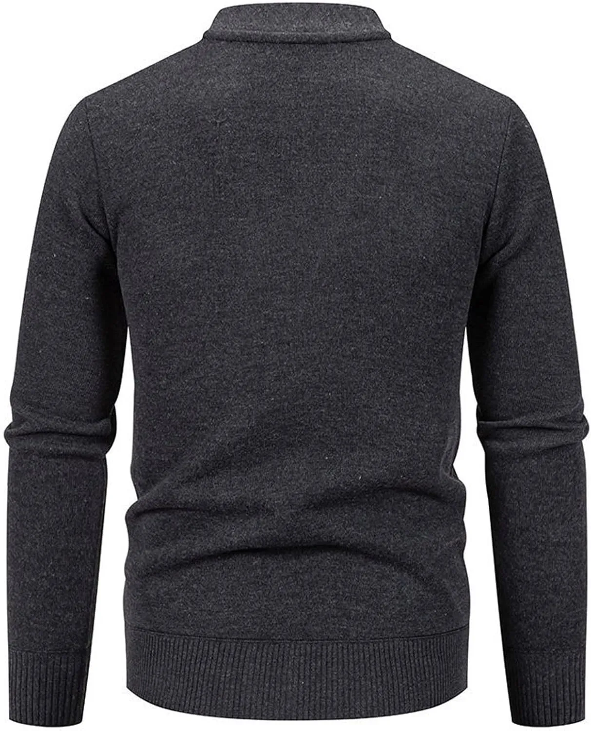Men's Lightweight Cardigan Button Down V Neck Sweaters Big and Tall Knit Sweater Solid Color Cardigan Sweater